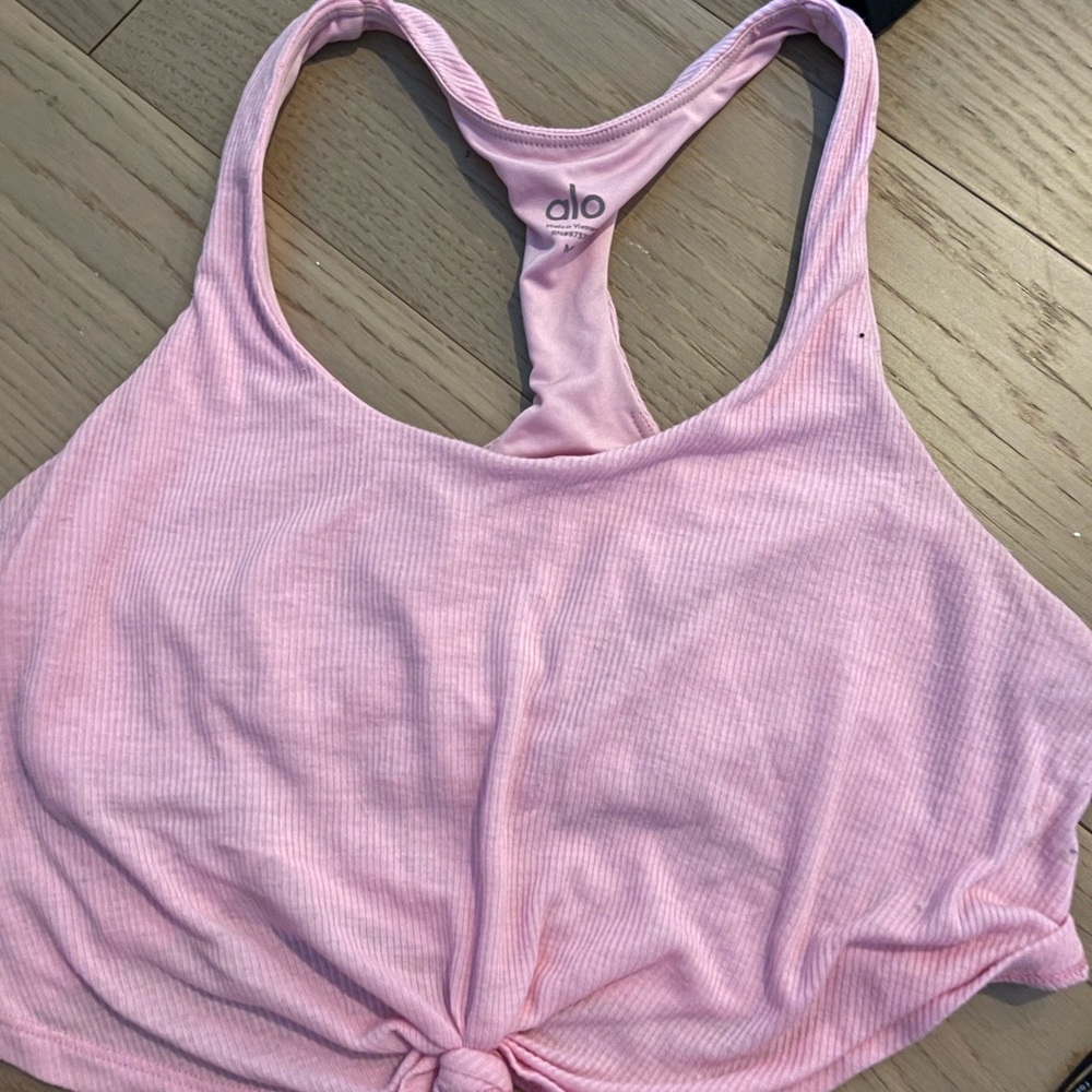 Cropped alo tank top